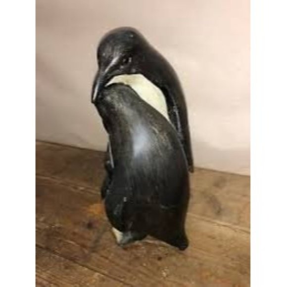Vintage Ceramic Bisque penguins - Picture 2 of 4